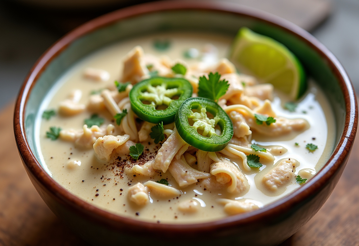 Keto White Chicken Chili